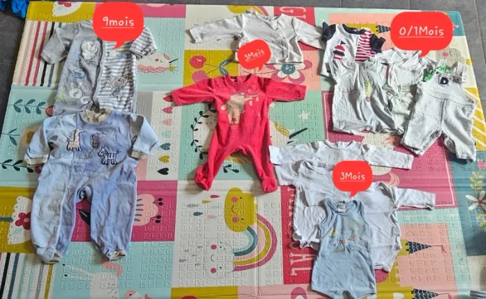 Gros Lot vêtements  (+ De 50 Articles) Bébé Garçon/Mixte + De 50 Articles - photo numéro 10