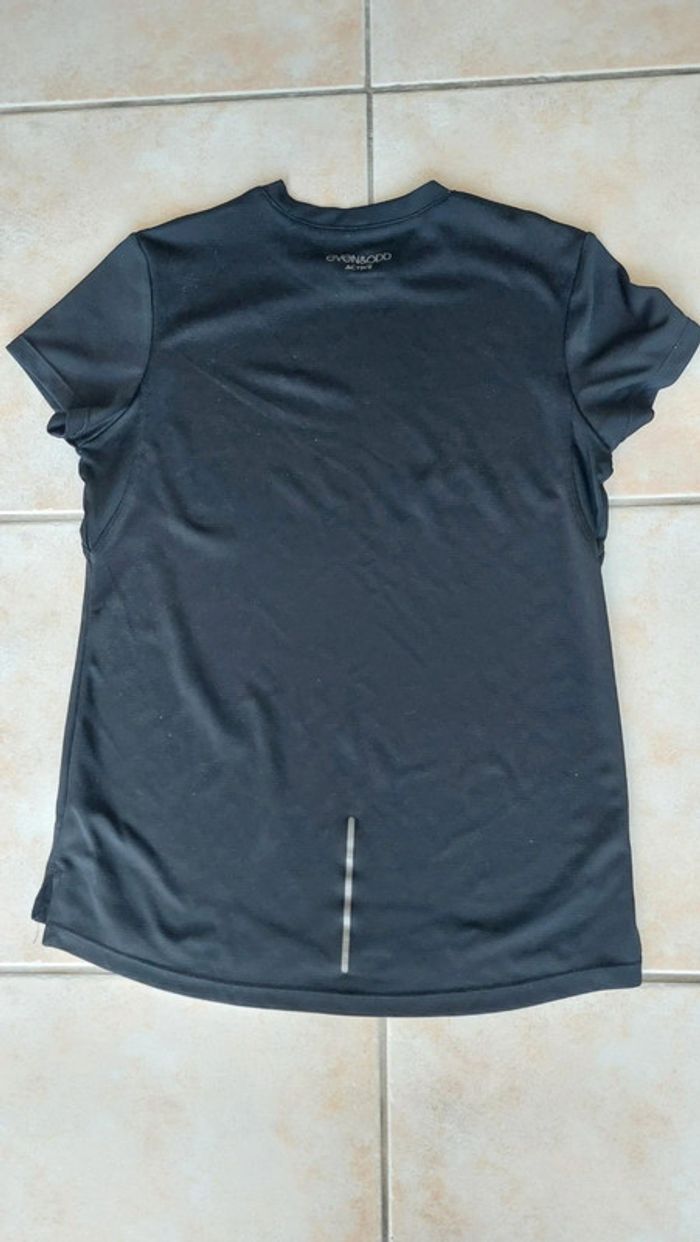T-shirt sport noir fille Even&Odd taille S - photo numéro 2