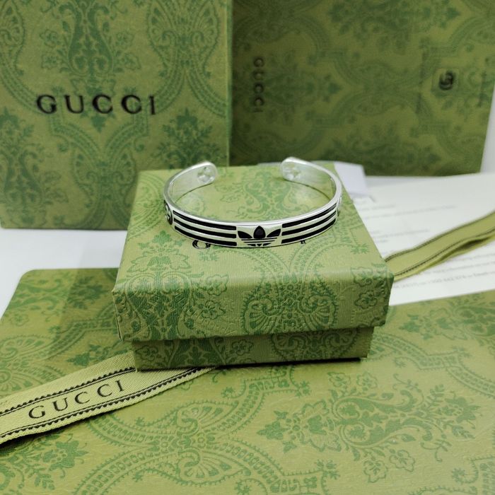 Bracelet Gucci * adidas en argent sterling noir - photo numéro 6