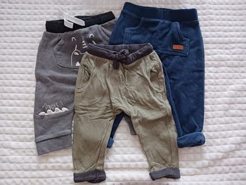 Lot de 3 pantalons joggings 9 mois