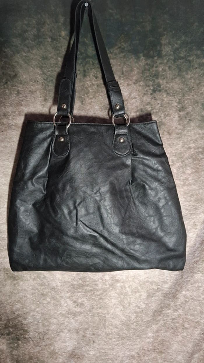 Sac effet froissé noir - photo numéro 2