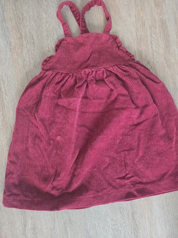 Robe en velours 36 mois