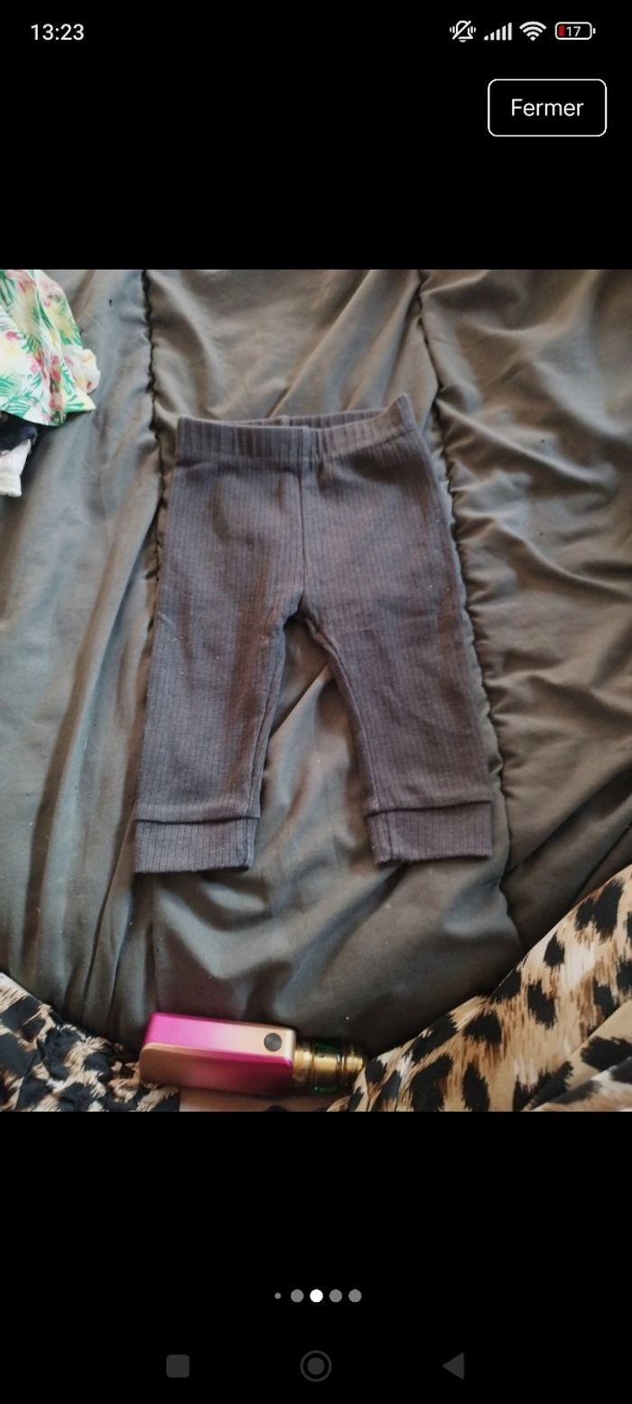Lot de pantalon bébé fille taille - photo numéro 5