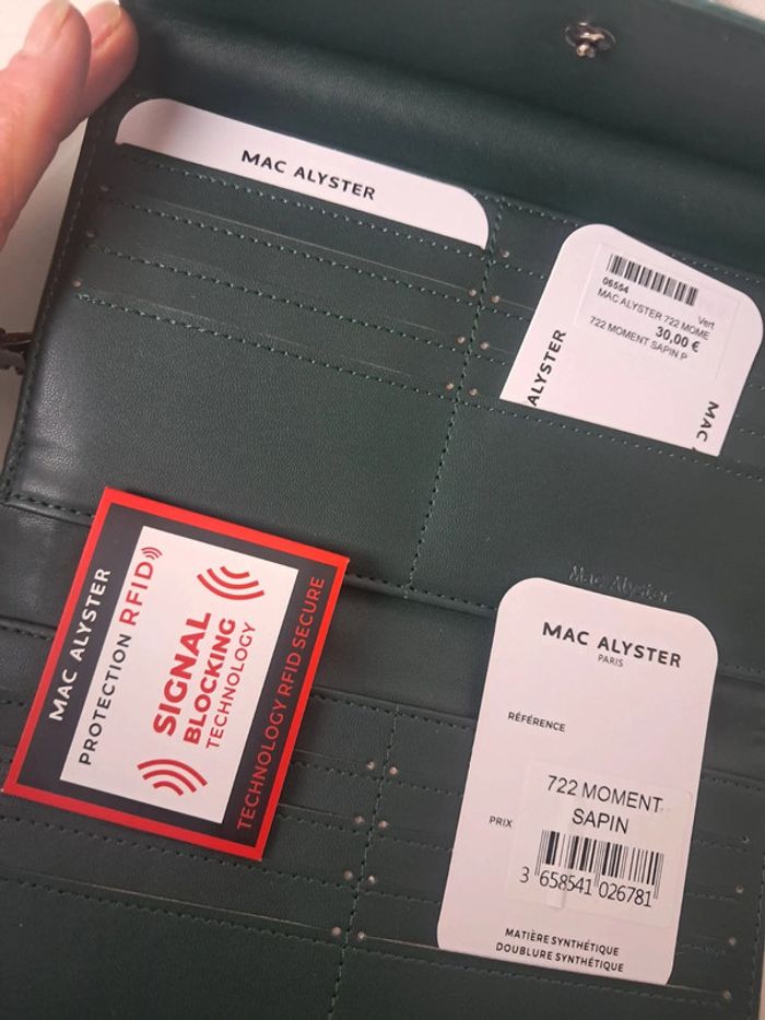 Mac Alyster portefeuille et porte-monnaie neuf - photo numéro 9