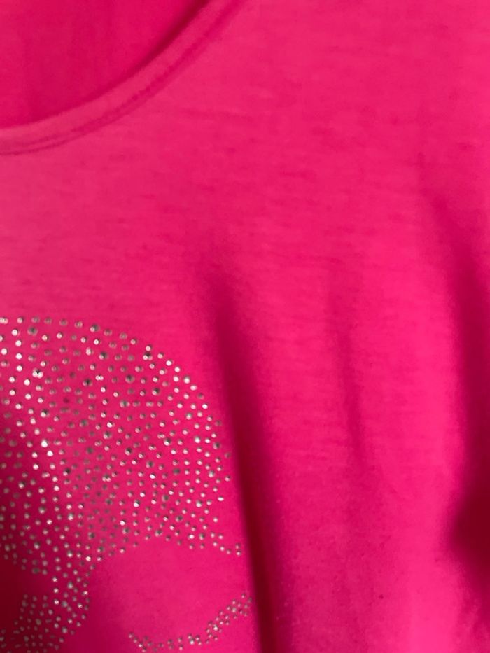T-shirt strass tête de mort XL - photo numéro 4
