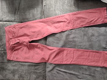 Pantalon femme bonobo taille 38 rouge clair