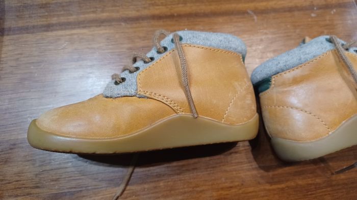 Chaussure montante beige - photo numéro 4