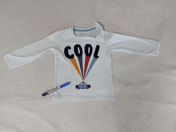 Lot rouge et blanc  T shirt ML 24 mois - photo numéro 8