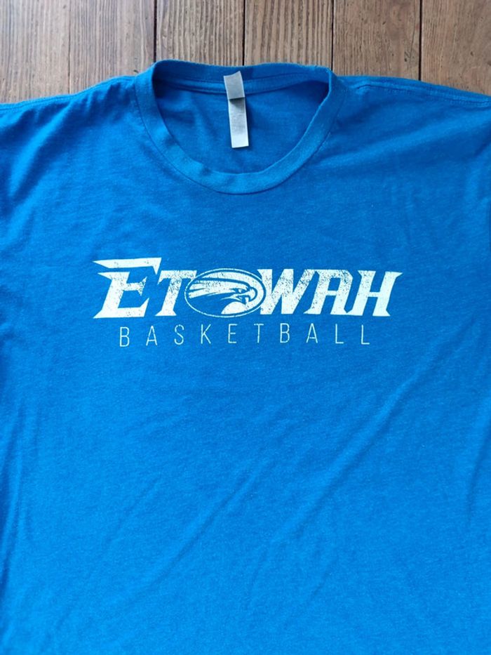 T-shirt Etowah eagrles basketball 2017-2018 Region champs bleu L - photo numéro 2