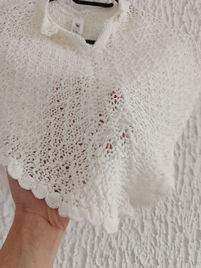 Poncho blanc - photo numéro 3