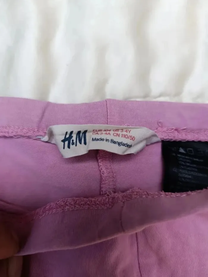 Legging rose h&m 3/4 ans - photo numéro 4