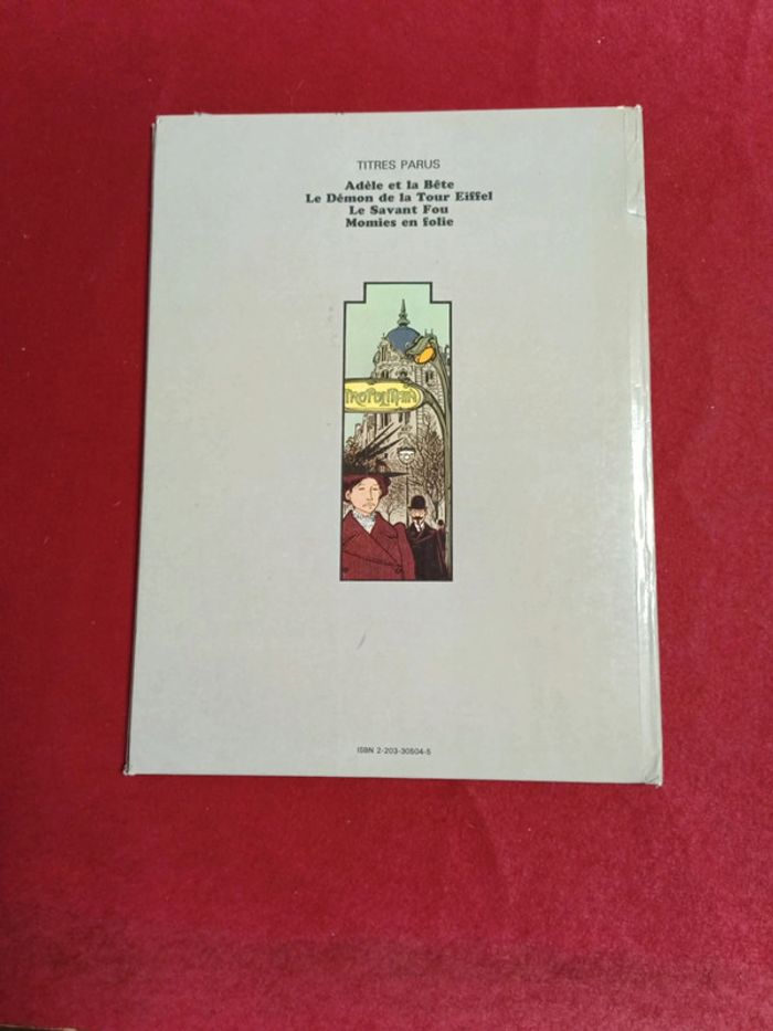 Bd ancienne " Les aventures extraordinaires d'Adèle Blanc-Sec " Momies en folie" Casterman - photo numéro 17
