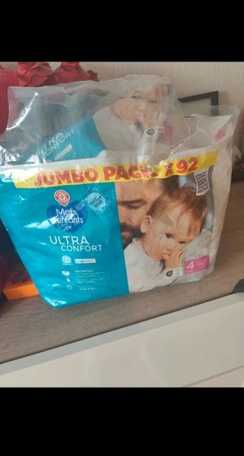 Couche mot d'enfant taille 4