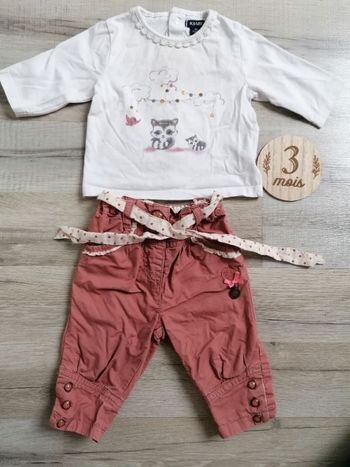 Ensemble pantalon tshirt