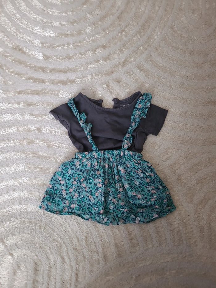 Ensemble jupe à bretelles