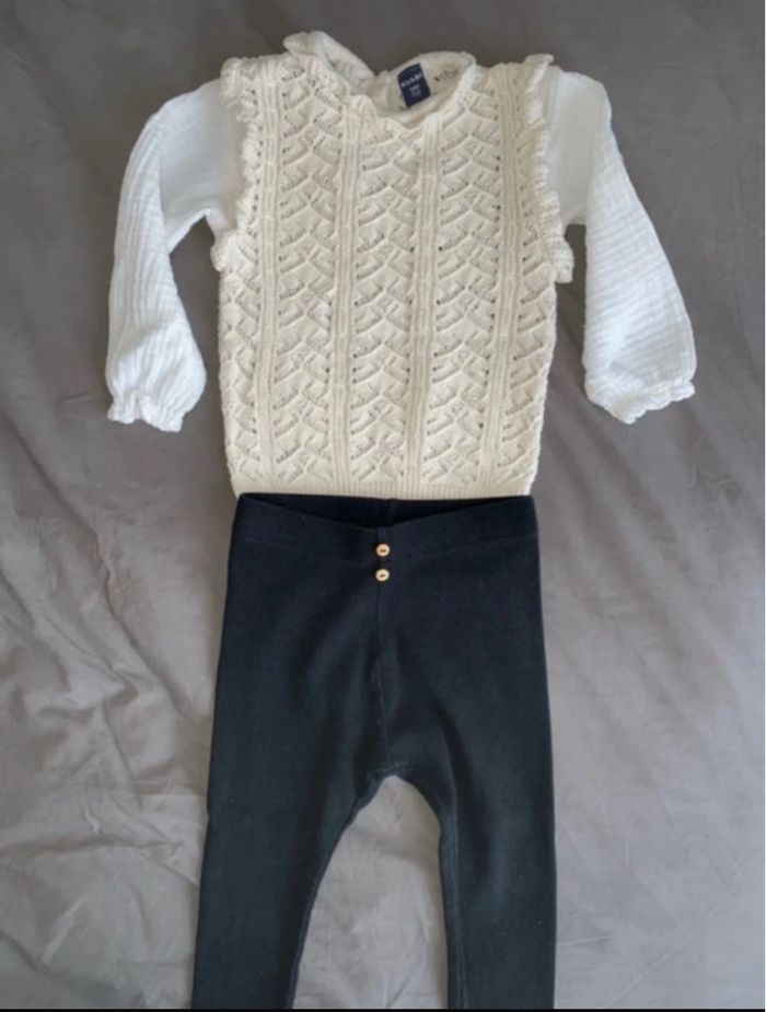 Ensemble fille 24 mois