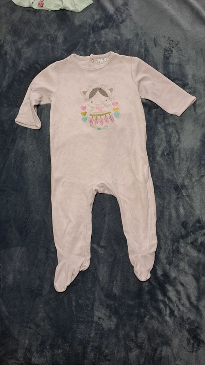 💚Pyjama bébé rose – Taille 18 mois - photo numéro 2
