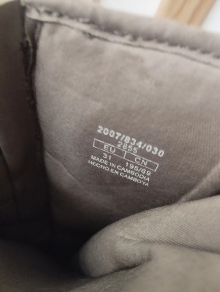 Bottes grises hiver Zara 31 - photo numéro 2