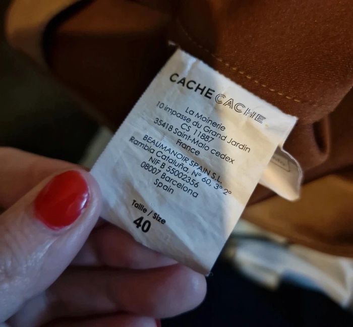 Jupe effet daim taille 40 - photo numéro 5