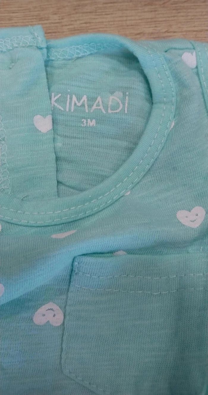 combi short 3mois fille - photo numéro 2