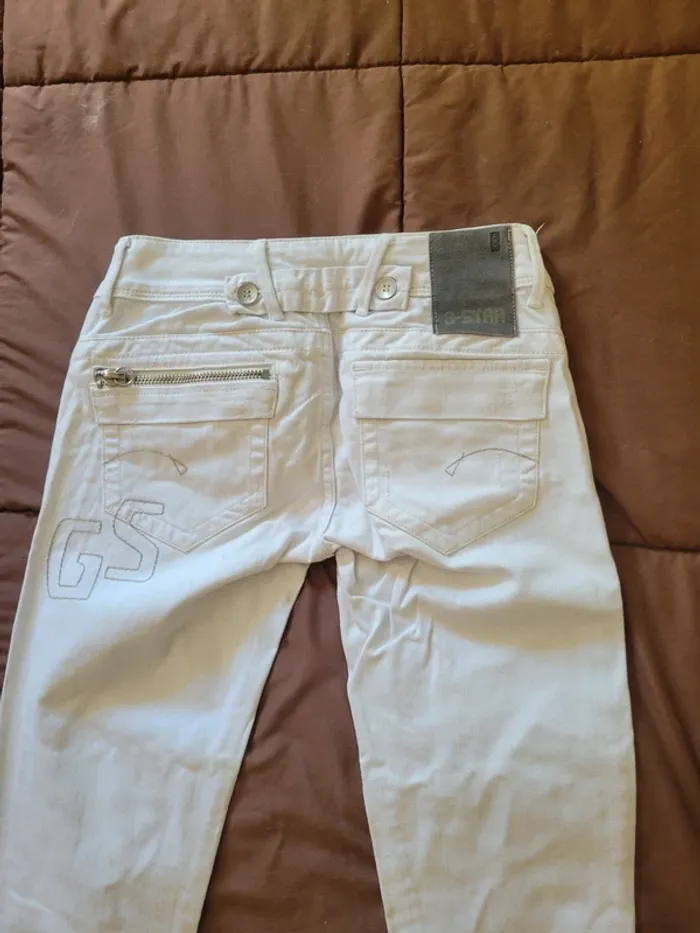 Jeans blanc G-Star - photo numéro 2
