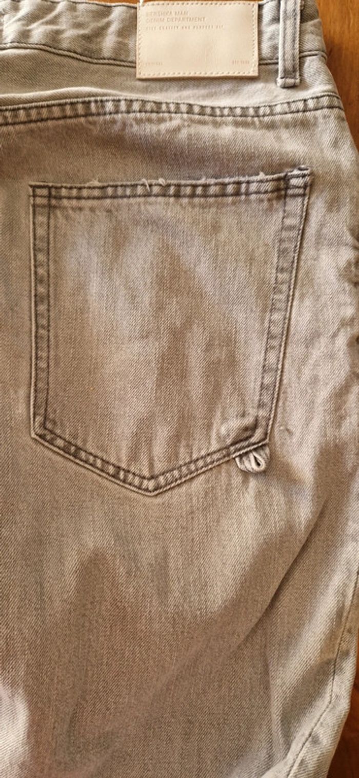 Jeans bershka taille 38 gris homme - photo numéro 3