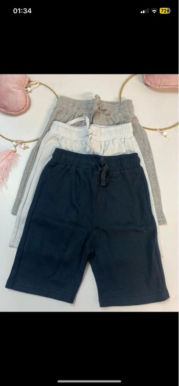 Lot de 3 shorts garçon - neuf - Taille 3 ans