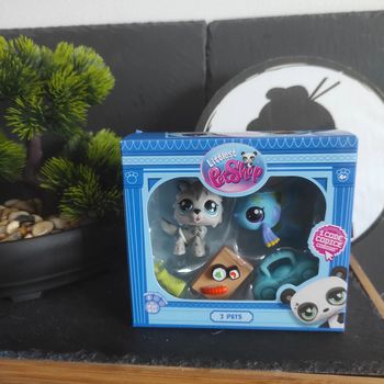Littlest Pet Shop LPS Gen 7 G7 Pet Pairs Timber Wolf Rockin' Sushi #20 #24#geektradelps