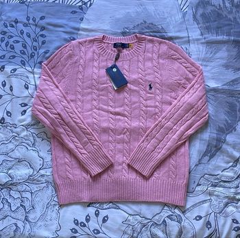 Pull Torsadé Ralph Lauren Rose - Taille S