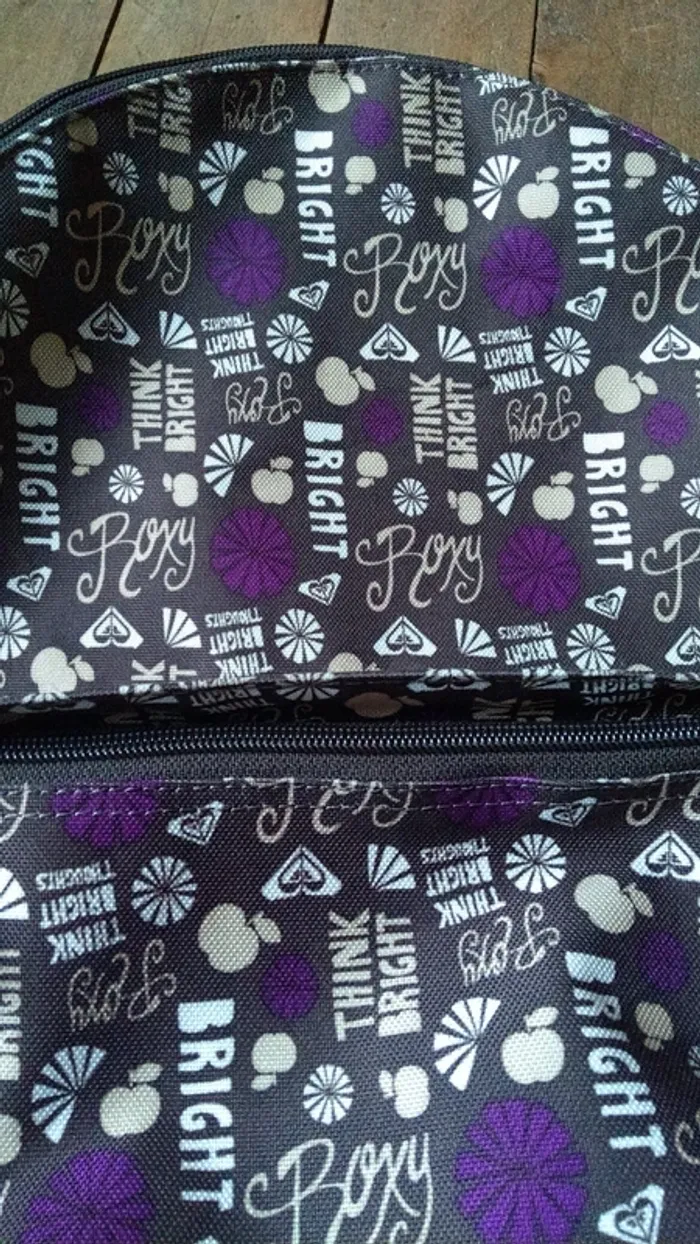 Sac à dos Roxy kaki et violet - photo numéro 4