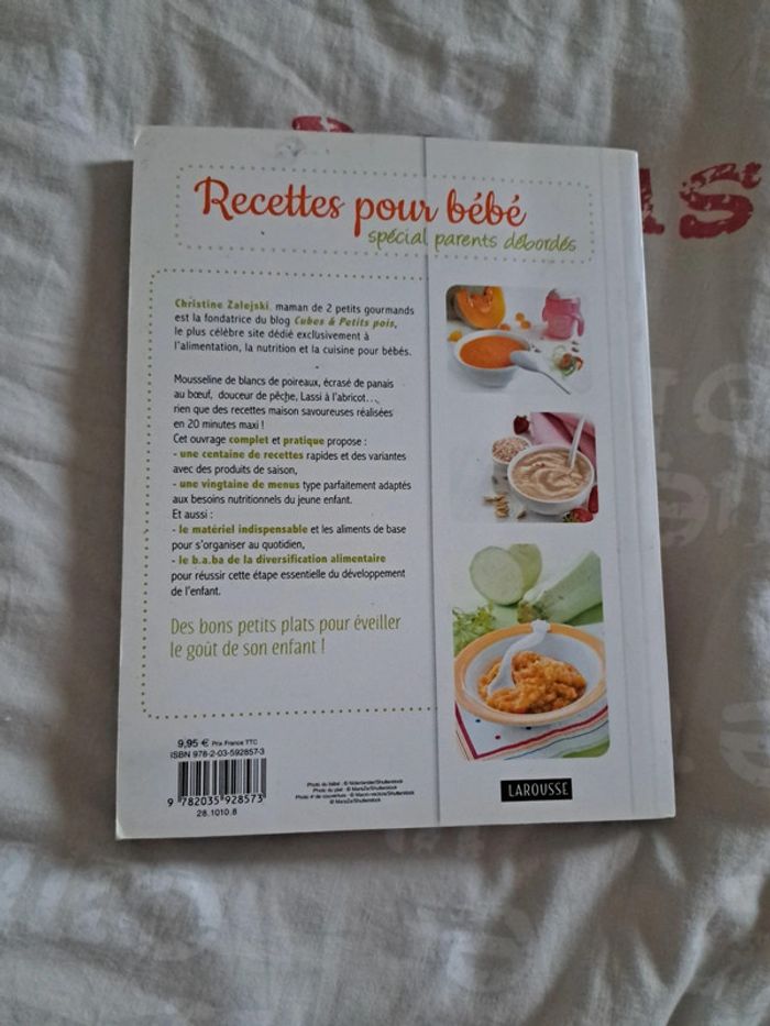 Livre recettes pour bébé - photo numéro 2