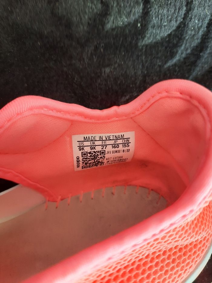 Chaussure d'été ADIDAS pour fille pointure 27, de la couleur rose - photo numéro 2