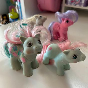Lot 4 poneys bébés mon petit poney g1