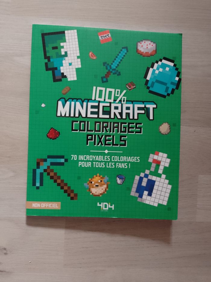 Coloriages pixels Minecraft