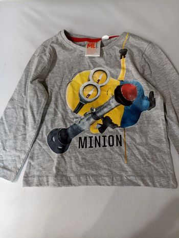 T shirt minion 3 ans