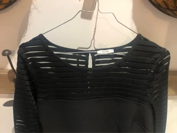 Robe noire Kiomi Taille 40 - photo numéro 3