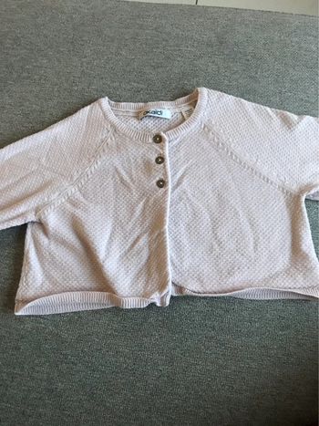 Gilet okaidi rose pale