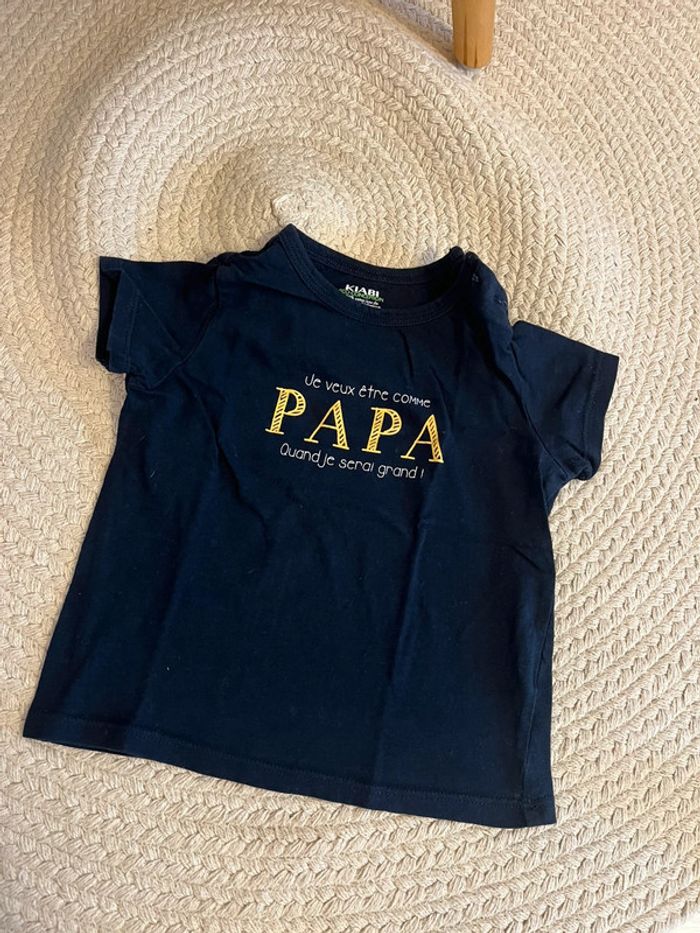 T shirt 18 mois bleu marine
