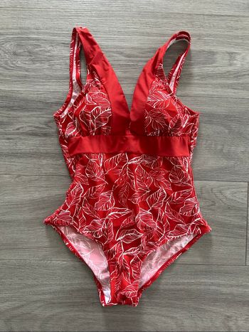 Maillot de bain une pièce rouge rouille Blancheporte T38 M