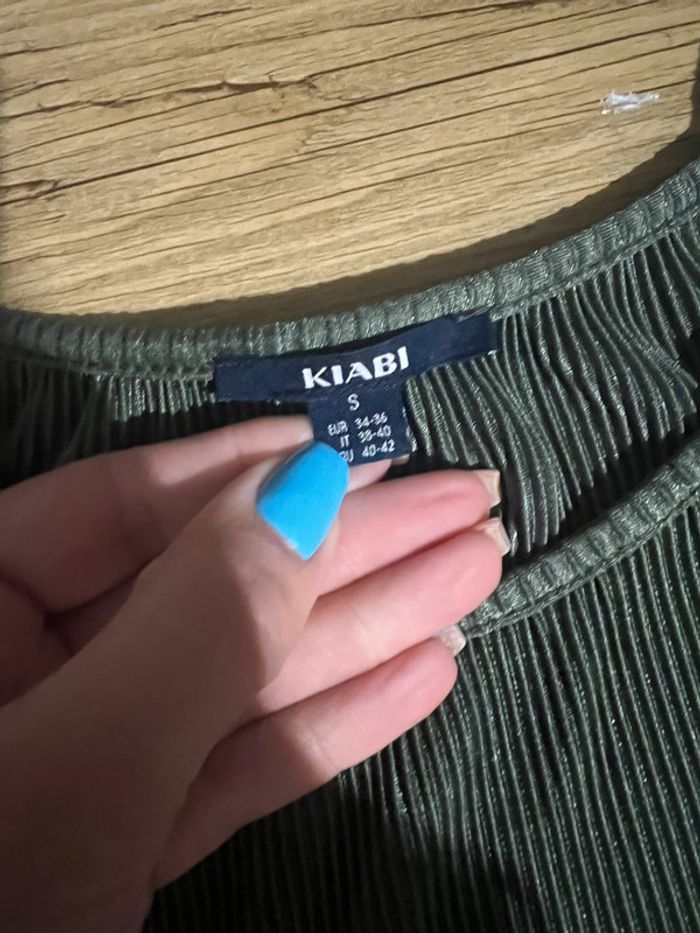 Ensemble short et top kaki - photo numéro 4