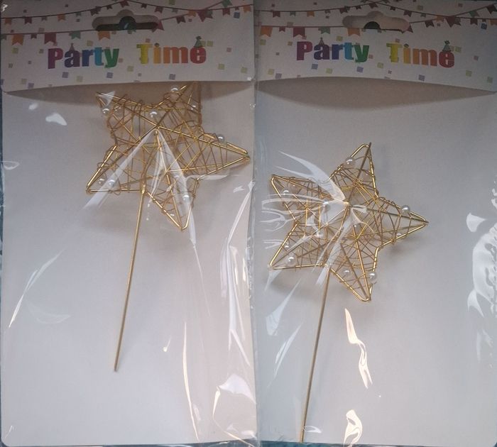 Décorations Étoiles Dorées - Party Time