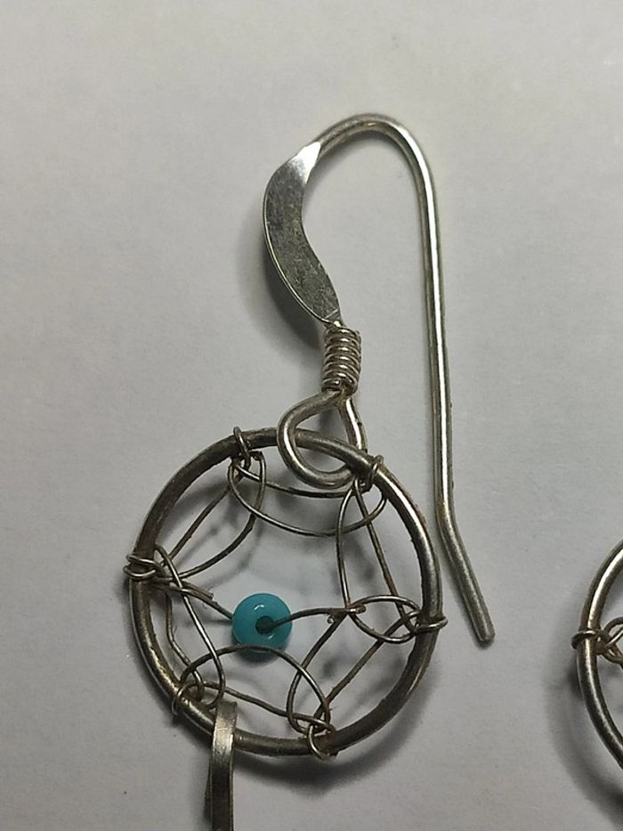 Boucles d'oreilles attrape rêve - photo numéro 2