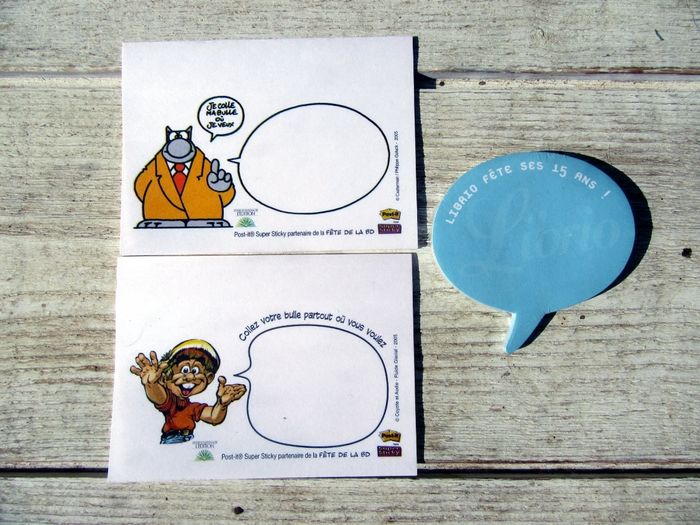 Lot de 9 carnets de post-it thème BD - photo numéro 3