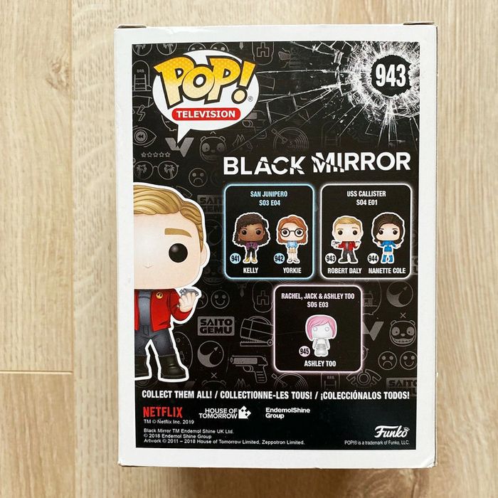 Funko Pop N°943 : Black Mirror - Robert Daly S04/E01 Figurine Goodies Complet Exclusive Collection - photo numéro 3