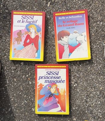 3 livres Sissi