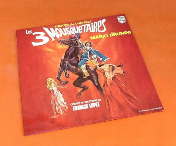 Vinyle 33 tours  Les trois mousquetaires Francis Lopez   (1974)  Philips  6325 095