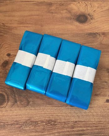 Lot 4 sacs plastique recharge poubelle à couche bébé