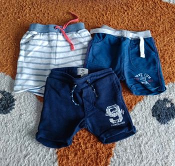 Lot de 3 shorts 6 mois Timberland 3 pommes cadets rousselle paris