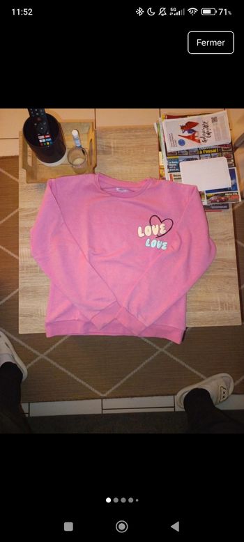 Sweat manches longues fille 