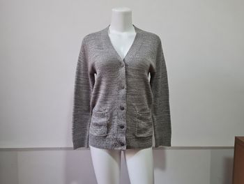 gilet chiné Taille 38-40 bouton de rechange Damart Neuf juste lavé